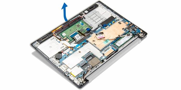Dell - Latitude 7370 - De schermmodule verwijderen - Stap 3 De schermmodule verwijderen - Stap 3