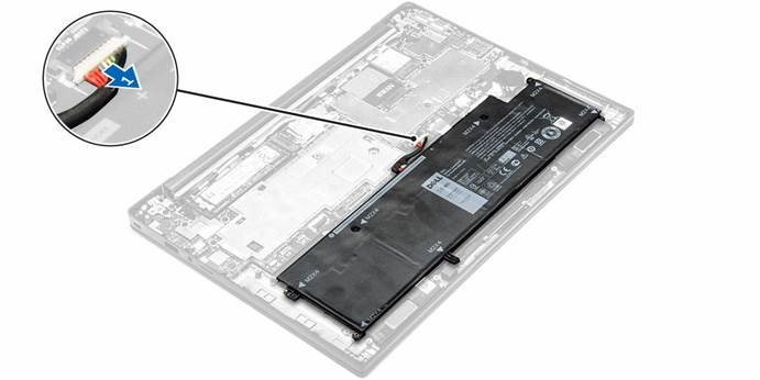 Dell - Latitude 7370 - De Solid State Drive (SSD) verwijderen - Stap 1 De Solid State Drive (SSD) verwijderen - Stap 1