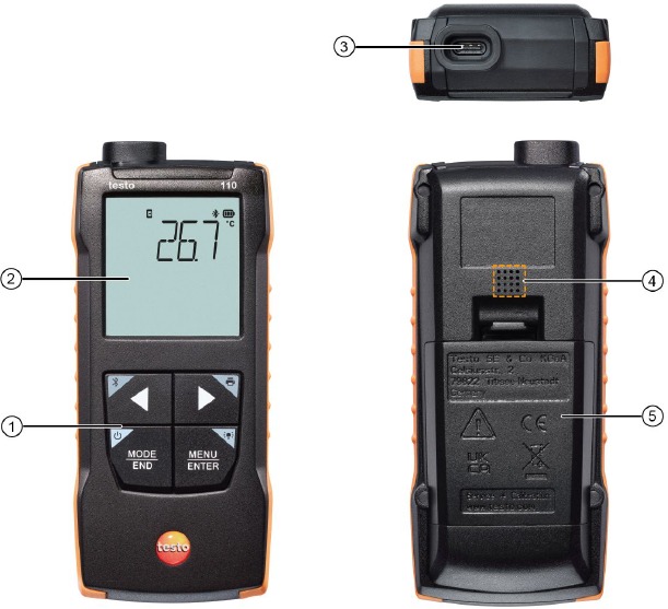 TESTO - 110 - Productbeschrijving - Instrumentoverzicht Productbeschrijving - Instrumentoverzicht