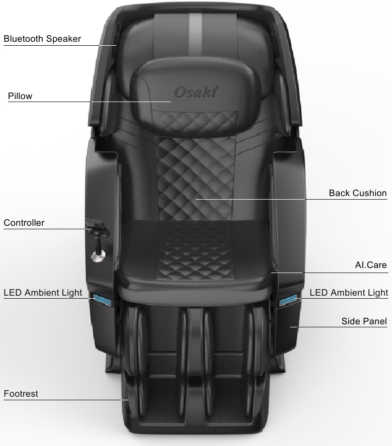 Osaki - OS-3D Vito - Productonderdelen Productonderdelen