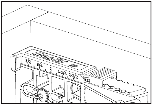 Kreg - Jig R3 - Gebruik - Vastklemmen - Stap 3 Gebruik - Vastklemmen - Stap 3