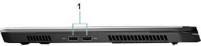 Alienware - m15 - Overzicht - Deel 1 - Rechts Overzicht - Deel 1 - Rechts