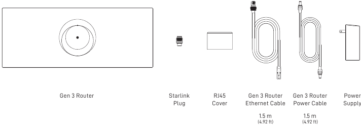 STARLINK - GEN 3 - Installatie - Stap 1 Installatie - Stap 1