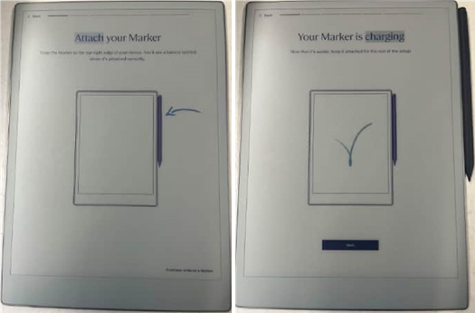 reMarkable - Paper Pro RM02A - Opstarten - Stap 1 Opstarten - Stap 1