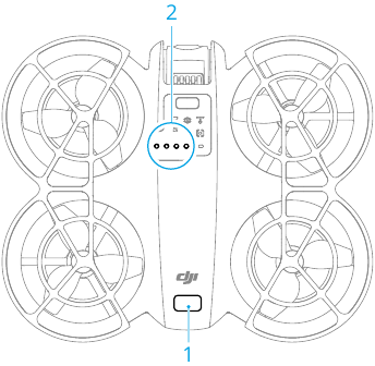 dji - NEO - Het batterijniveau controleren - Stap 1 Het batterijniveau controleren - Stap 1