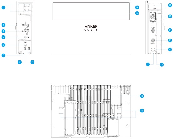 Anker - SOLIX X1 - Productuiterlijk - Deel 1 Productuiterlijk - Deel 1