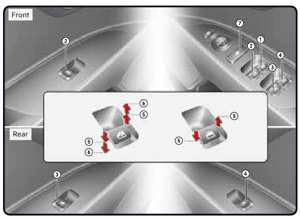 Kia - Stonic 2022 - Ruiten / Ruitenwissers en -sproeiers / Lichtbediening / Mistlampen Ruiten / Ruitenwissers en -sproeiers / Lichtbediening / Mistlampen