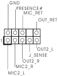 Audioheader voorpaneel