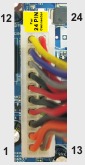 20-pins ATX-voeding aansluiten