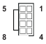 ATX 12V-voedingsconnector