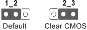 Clear CMOS Jumper