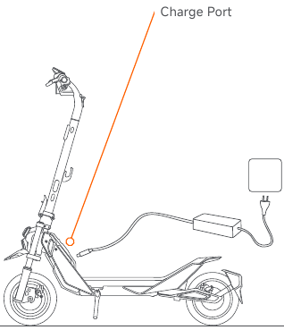 Segway - eKickScooter - Activering - Stap 1 - Laad de eKickScooter op Activering - Stap 1 - Laad de eKickScooter op