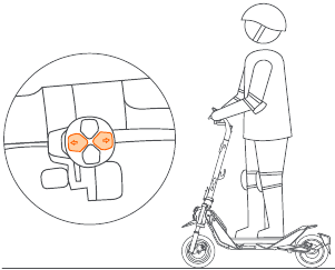 Segway - eKickScooter - Hoe te rijden - Stap 1 Hoe te rijden - Stap 1
