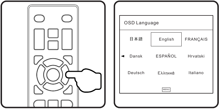 Crenova - XPE496 - Bediening - Stap 4 - Druk op Ok Bediening - Stap 4 - Druk op Ok