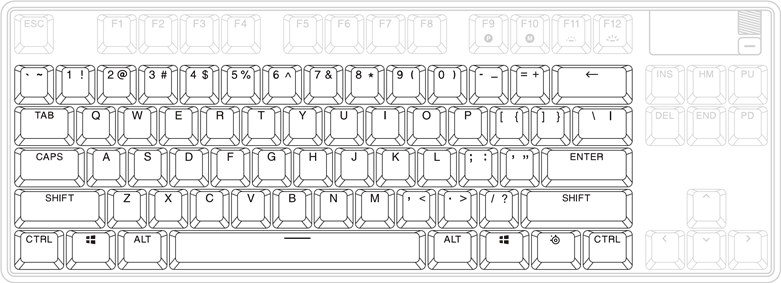 SteelSeries - APEX PRO TKL - ACTIVERINGSAANPASSING ACTIVERINGSAANPASSING