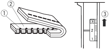 Singer - M1000 - De spanning van de naalddraad aanpassen - Stap 2 De spanning van de naalddraad aanpassen - Stap 2
