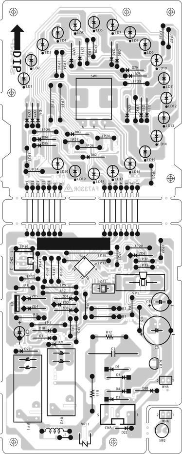 Sharp - R-21LCF - SCHEMATISCHE DIAGRAMMEN - Gedrukte bedradingsplaat SCHEMATISCHE DIAGRAMMEN - Gedrukte bedradingsplaat