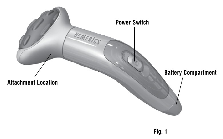 HoMedics - Thera-P HHP-110-THP - Batterij installeren Batterij installeren