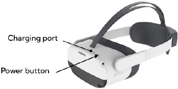 PICO - NEO 3 - De headset inschakelen De headset inschakelen