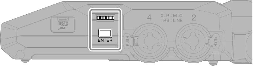ZOOM - H6essential - Instellingen maken wanneer het apparaat voor het eerst wordt ingeschakeld Instellingen maken wanneer het apparaat voor het eerst wordt ingeschakeld