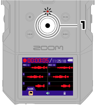 ZOOM - H6essential - Opname - Stap 1 Opname - Stap 1