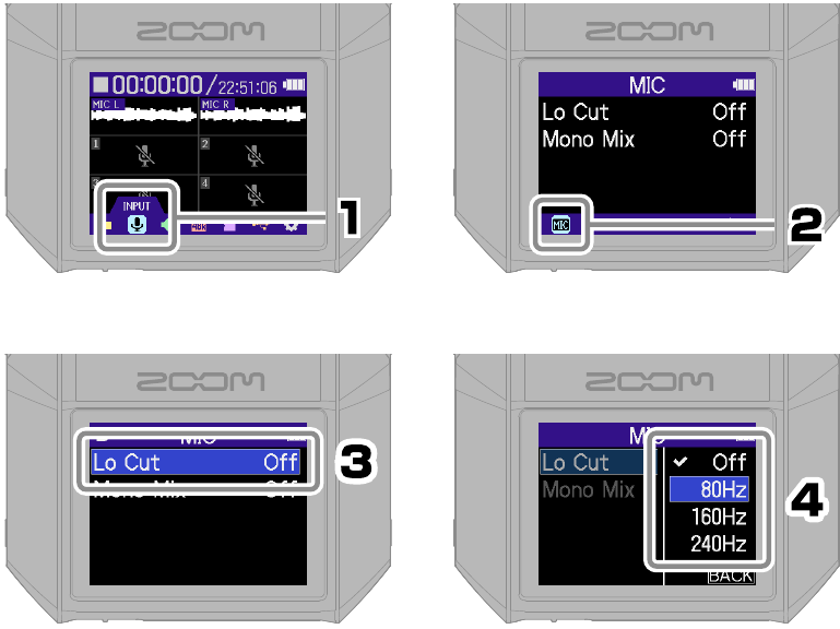 ZOOM - H6essential - Ruisonderdrukking van wind en plopgeluiden Ruisonderdrukking van wind en plopgeluiden