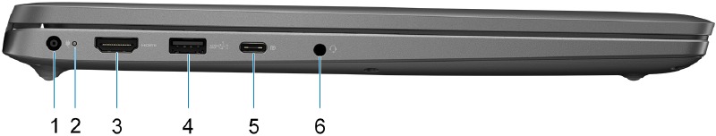 Dell - Latitude 3540 - Overzicht - Deel 2 - Linkerkant Overzicht - Deel 2 - Linkerkant