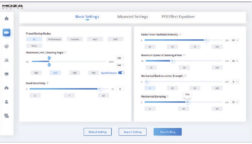 MOZA - R5 - Software-introductie - Stap 2 Software-introductie - Stap 2