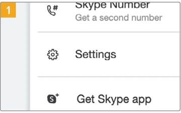 Blackmagic Design - ATEM Mini - De webcam instellen op Skype - Stap 1 De webcam instellen op Skype - Stap 1