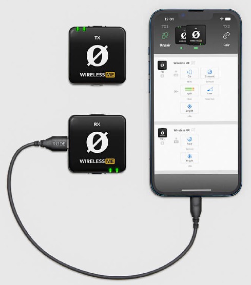 RODE - WIRELESS ME - ME Mic (ontvangermicrofoon) ME Mic (ontvangermicrofoon)