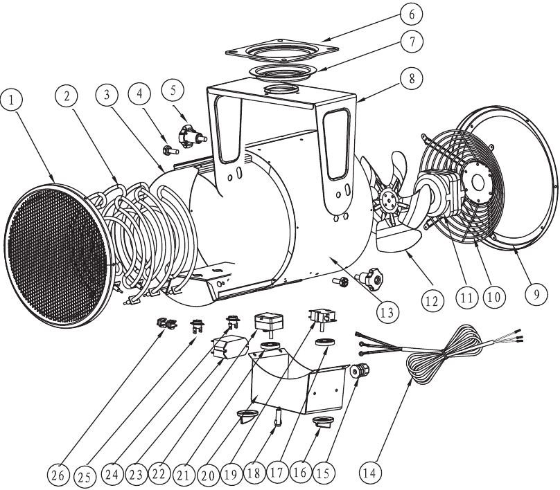 Mr Heater - MH530FAET - Onderdelenoverzicht - Deel 2 - MH530FAET Onderdelenoverzicht - Deel 2 - MH530FAET