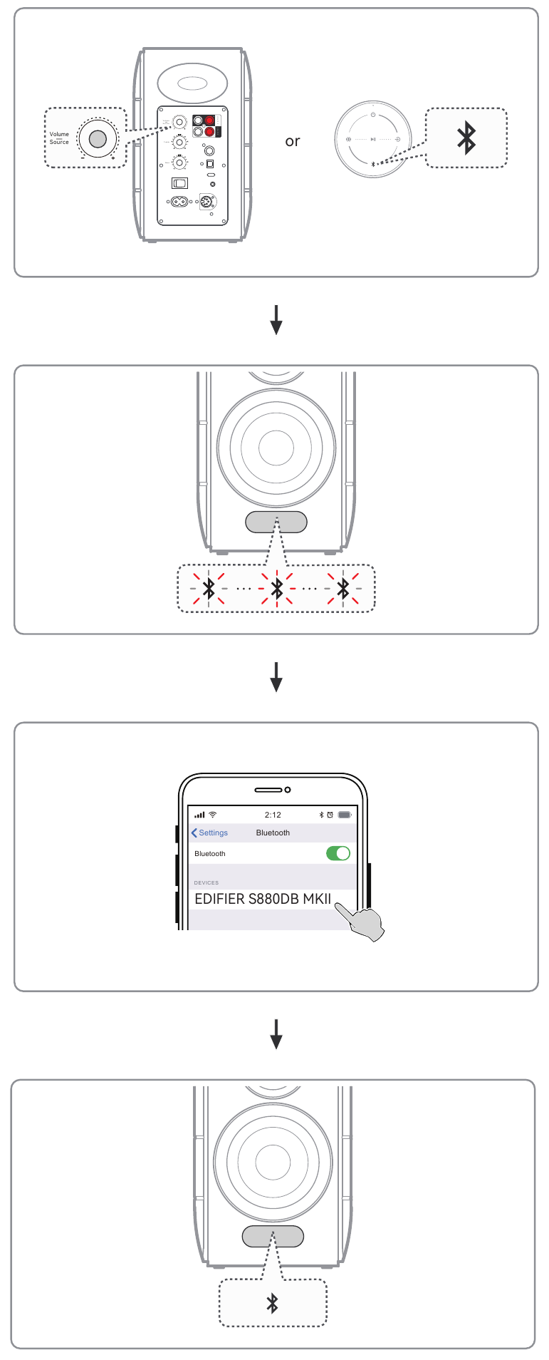 EDIFIER - S880DB MKII - Bluetooth-verbinding Bluetooth-verbinding