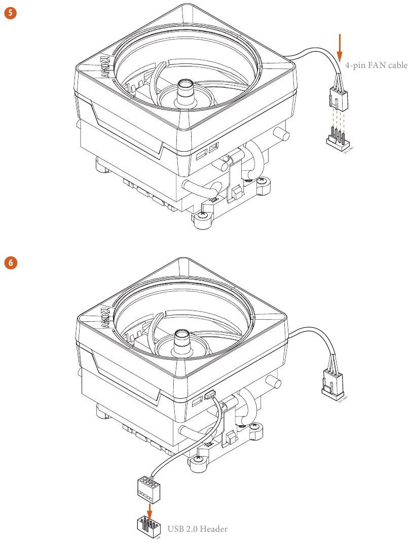 ASROCK - X370M - De AM4-boxkoeler SR3 installeren - Stap 3 De AM4-boxkoeler SR3 installeren - Stap 3