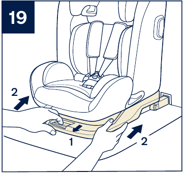 Nuna - MYTI - Productgebruik - Gebruik in de peutermodus - Stap 5 Productgebruik - Gebruik in de peutermodus - Stap 5