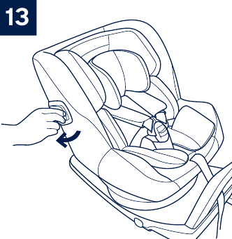Nuna - NORR - Gebruik van automatisch inschakelende zijdelingse impact - Stap 3 Gebruik van automatisch inschakelende zijdelingse impact - Stap 3