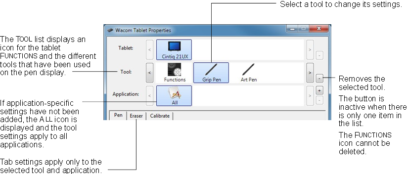 Wacom - Cintiq - WERKEN MET MEERDERE TOOLS WERKEN MET MEERDERE TOOLS