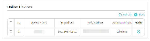 TP-Link - TL-WA860RE - Toegangscontrole instellen - Stap 3 Toegangscontrole instellen - Stap 3