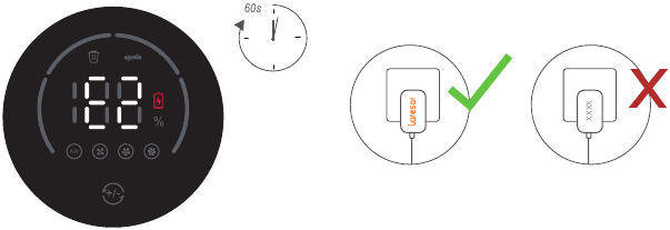 Laresar - Elite 3 - Accu-indicator - Afwijkende indicator - Stap 2 Accu-indicator - Afwijkende indicator - Stap 2