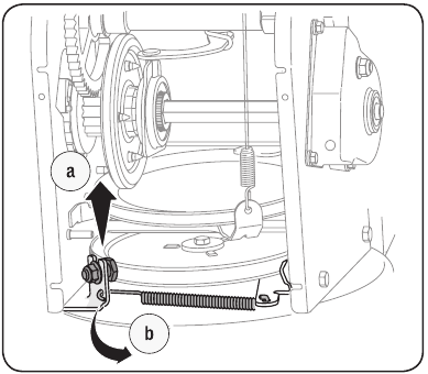 Cub Cadet - 524 SWE - Service - Riem vervangen - Vijzelriem - Stap 4 Service - Riem vervangen - Vijzelriem - Stap 4