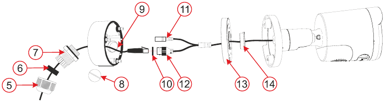 jablotron - 100+ - Installatieprocedure met behulp van de montagevoet Installatieprocedure met behulp van de montagevoet