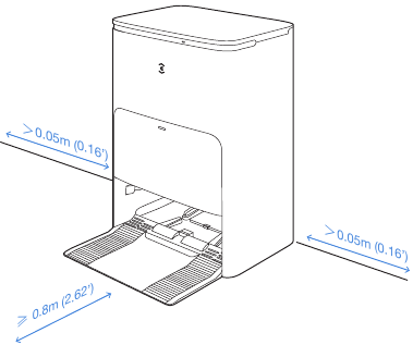 ECOVACS - DEEBOT X2 OMNI - DE DEEBOT OPLADEN - Het station plaatsen DE DEEBOT OPLADEN - Het station plaatsen