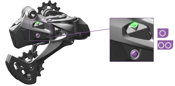 SRAM - Eagle AXS - AXS™-knop schakelen AXS™-knop schakelen