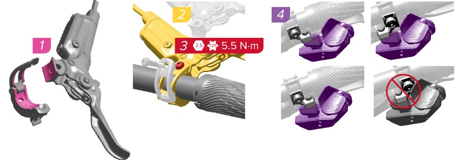 SRAM - Eagle AXS - AXS Controller-installatie - Stap 2 AXS Controller-installatie - Stap 2