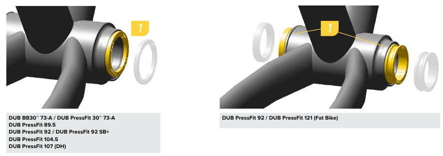 SRAM - Eagle AXS - DUB™-trapasinstallatie - Stap 4 DUB™-trapasinstallatie - Stap 4