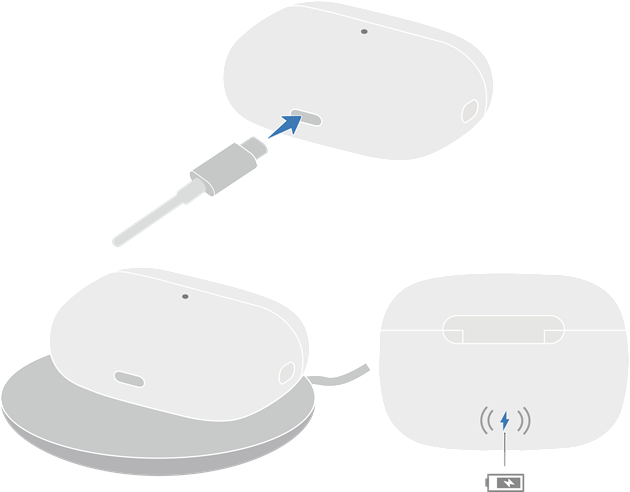 honor - Earbuds 3 Pro - De oplaadcase opladen De oplaadcase opladen