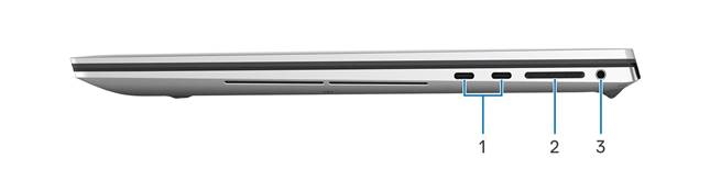 Dell - XPS 17 9730 - Rechter weergave Rechter weergave