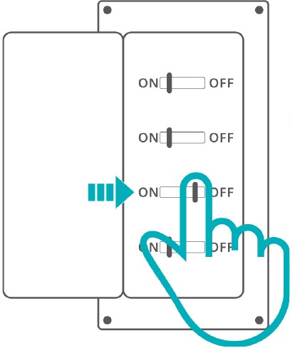 Sonoff - S-MATE2 - Installatie - Stap 2 - Uitschakelen Installatie - Stap 2 - Uitschakelen