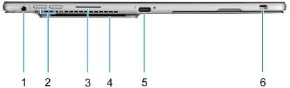 Dell - Latitude 7320 Detachable - Aanzichten van een product - Linker aanzicht Aanzichten van een product - Linker aanzicht