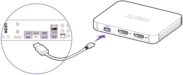 NZXT - HD60 - HET APPARAAT INSTELLEN - Stap 1 HET APPARAAT INSTELLEN - Stap 1