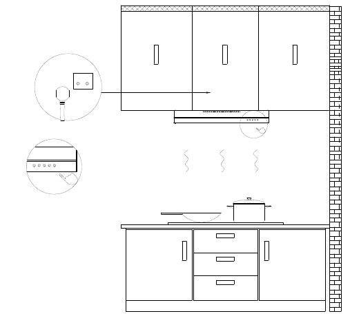 CIARRA - CBCS6903 - De kap installeren - Stap 5 De kap installeren - Stap 5